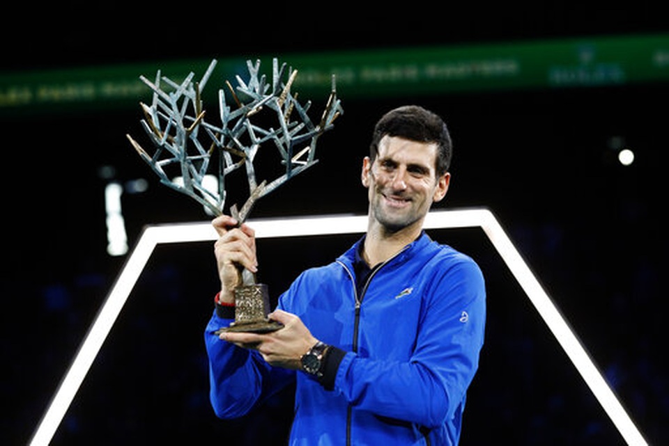Novak Djokovic lần thứ năm vô địch Paris Masters - 1 Novak Djokovic lần thứ năm vô địch Paris Masters - 1