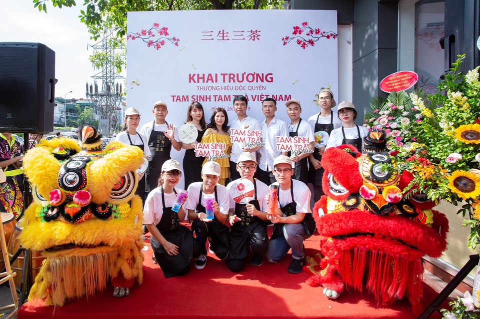 Tam Sinh Tam Trà Vietnam tưng bừng khai trương chi nhánh thứ 2 tại Time City, Hà Nội - 3 Tam Sinh Tam Trà Vietnam tưng bừng khai trương chi nhánh thứ 2 tại Time City, Hà Nội - 3