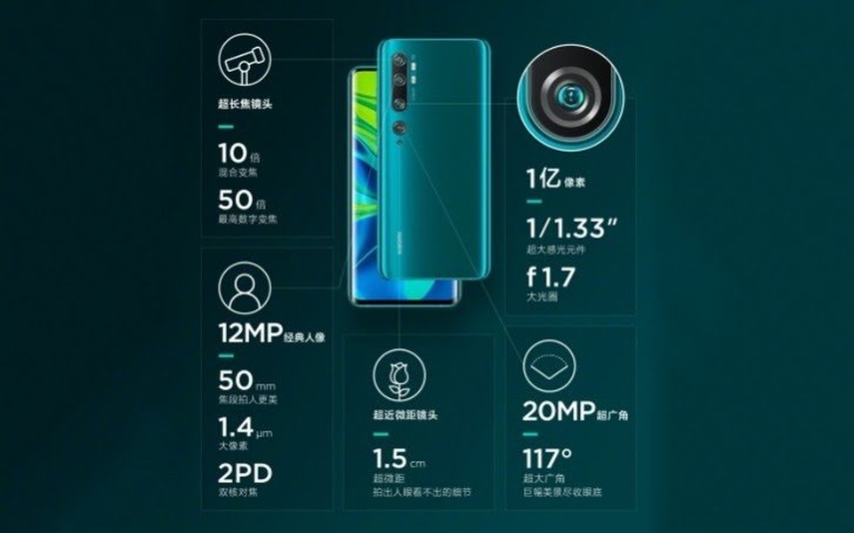 Xiaomi Mi CC9 Pro chính thức ra mắt, camera khủng 108MP - 3 Xiaomi Mi CC9 Pro chính thức ra mắt, camera khủng 108MP - 3