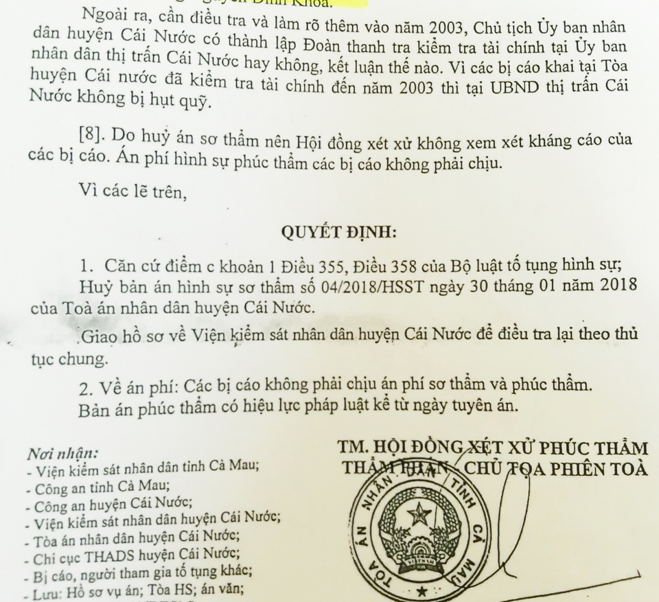 Vụ nguyên kế toán ủy ban thị trấn kêu oan: Luật sư quyết liệt phản bác, tòa vẫn tuyên án tù - 7 Vụ nguyên kế toán ủy ban thị trấn kêu oan: Luật sư quyết liệt phản bác, tòa vẫn tuyên án tù - 7