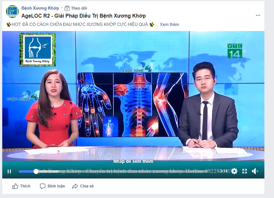Cảnh báo lợi dụng hình ảnh người bệnh quảng cáo sản phẩm xương khớp - 4 Cảnh báo lợi dụng hình ảnh người bệnh quảng cáo sản phẩm xương khớp - 4