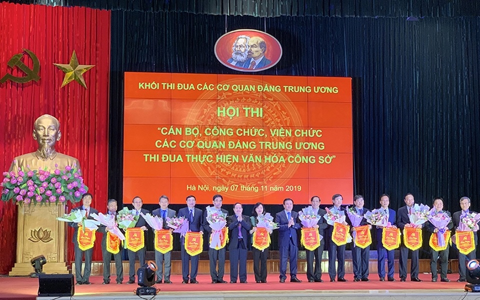 Hội thi thực hiện văn hóa công sở các cơ quan Đảng Trung ương - 1 Hội thi thực hiện văn hóa công sở các cơ quan Đảng Trung ương - 1