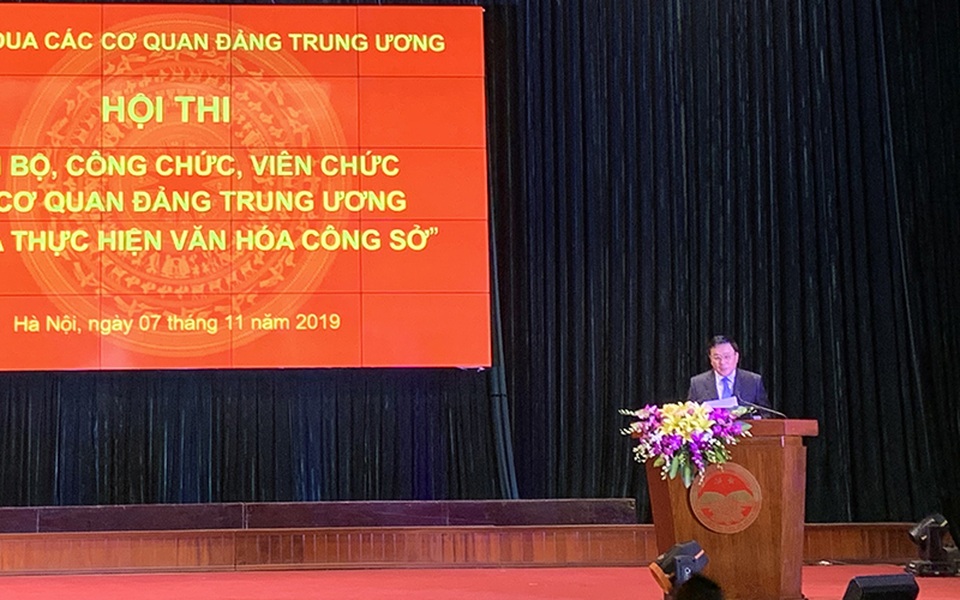 Hội thi thực hiện văn hóa công sở các cơ quan Đảng Trung ương - 2 Hội thi thực hiện văn hóa công sở các cơ quan Đảng Trung ương - 2