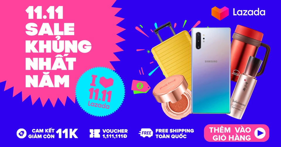 Lazada 11.11 Sale Single Day 2019 có điểm gì mới so với năm ngoái - 1