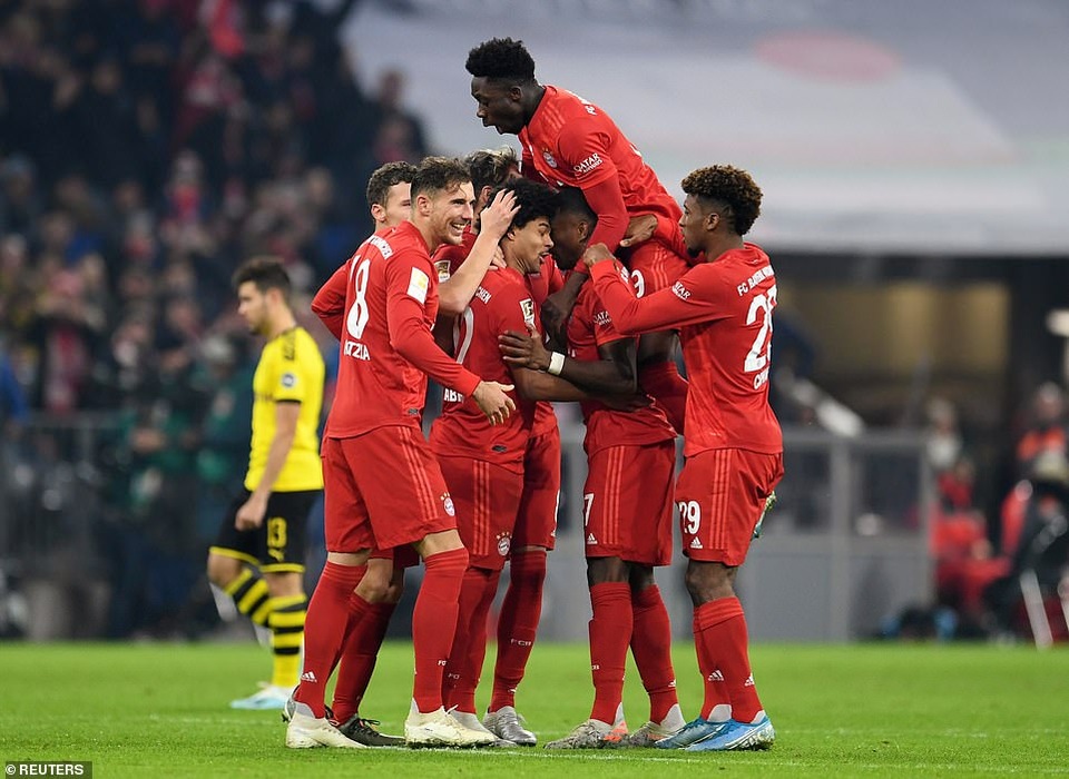 Bayern Munich 4-0 Dortmund: Lewandowski lại lập công - 3 Bayern Munich 4-0 Dortmund: Lewandowski lại lập công - 3