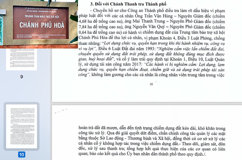 Nguyên lãnh đạo trung tâm bảo trợ xã hội chiếm dụng hơn 13ha đất công - 2 Nguyên lãnh đạo trung tâm bảo trợ xã hội chiếm dụng hơn 13ha đất công - 2