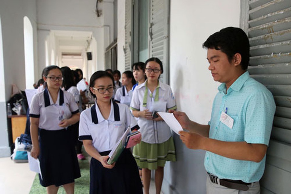 Điểm môn toán tăng từ khi thi trắc nghiệm - 1 Điểm môn toán tăng từ khi thi trắc nghiệm - 1