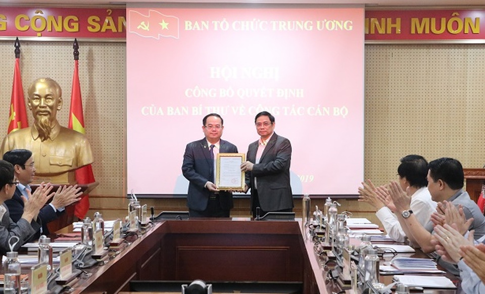 Ban Bí thư bổ nhiệm tân Phó Trưởng Ban Tổ chức Trung ương - 1 Ban Bí thư bổ nhiệm tân Phó Trưởng Ban Tổ chức Trung ương - 1