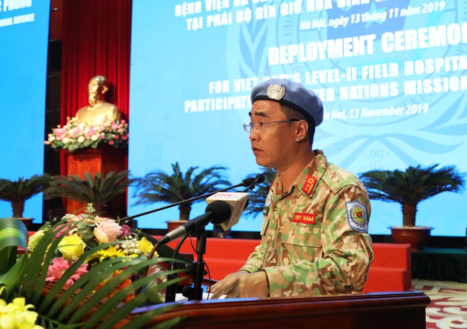 63 cán bộ bệnh viện dã chiến lên đường làm nhiệm vụ gìn giữ hòa bình quốc tế - 3