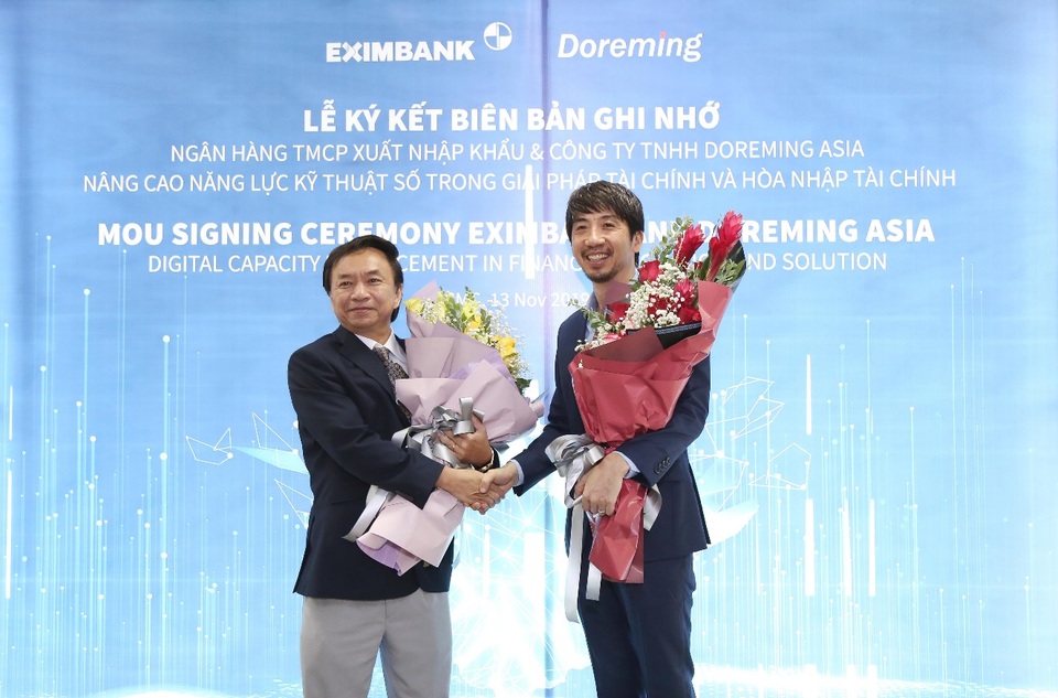 Eximbank ký kết Biên bản ghi nhớ hợp tác với công ty Doreming - 1 Eximbank ký kết Biên bản ghi nhớ hợp tác với công ty Doreming - 1