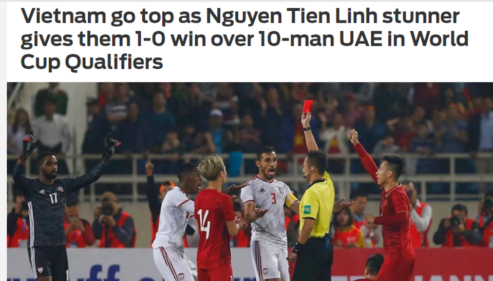 Báo châu Á: “Đội tuyển Việt Nam đã khiến UAE choáng váng” - 1