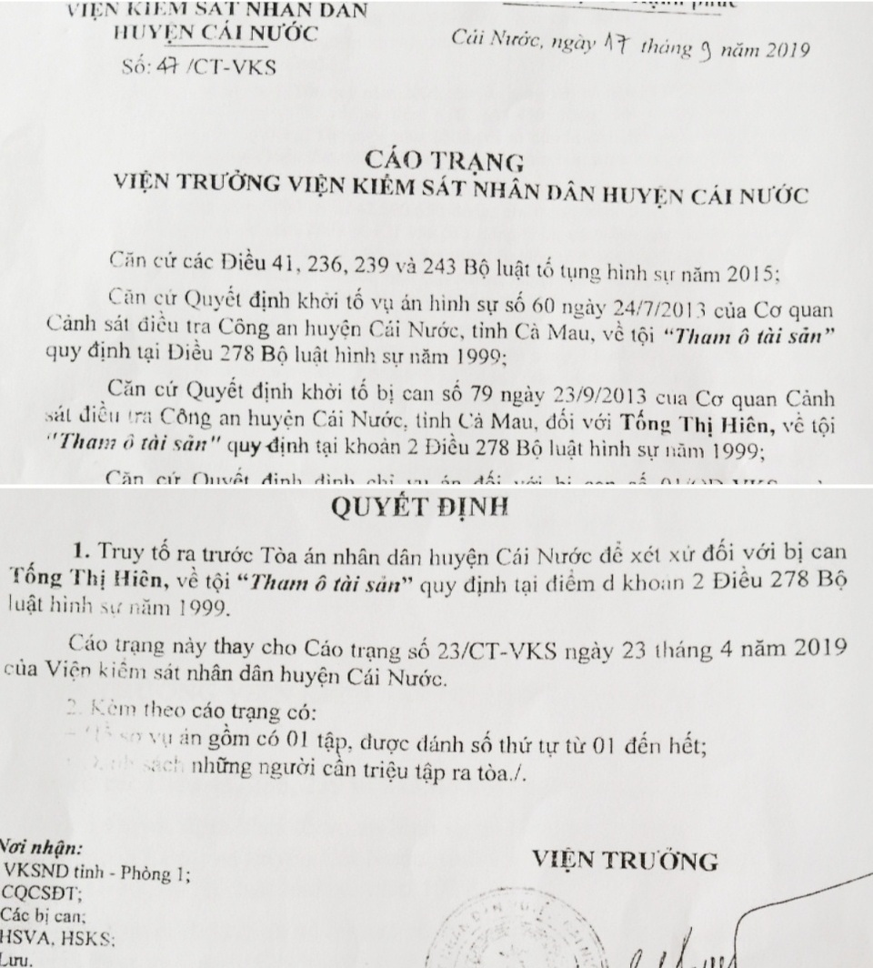 Tòa sơ thẩm tuyên án tù, nguyên kế toán ủy ban thị trấn tiếp tục kháng cáo kêu oan - 6 Tòa sơ thẩm tuyên án tù, nguyên kế toán ủy ban thị trấn tiếp tục kháng cáo kêu oan - 6