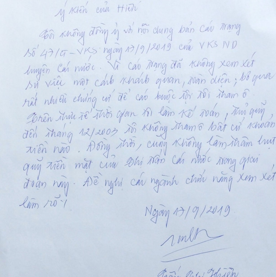 Tòa sơ thẩm tuyên án tù, nguyên kế toán ủy ban thị trấn tiếp tục kháng cáo kêu oan - 7 Tòa sơ thẩm tuyên án tù, nguyên kế toán ủy ban thị trấn tiếp tục kháng cáo kêu oan - 7