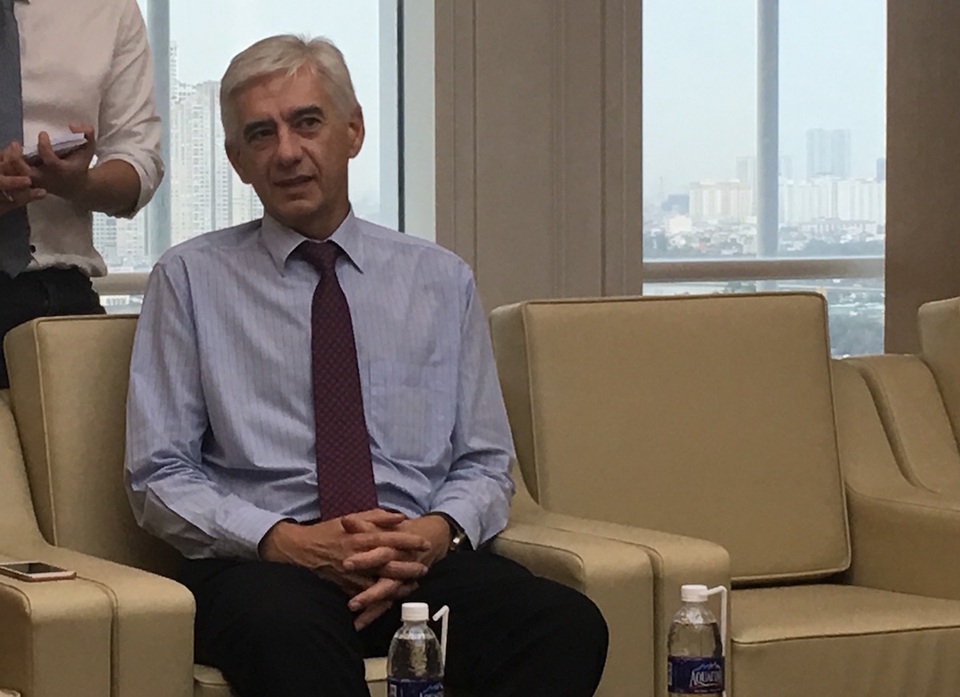 Ông Heyno Smith, chuyên gia cao cấp của công ty GMC, công ty hàng đầu của Mỹ về ngành thép