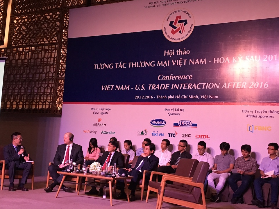 Nhiều nhà ngoại giao, nhà hoạch định chính sách... nhận định khá lạc quan về thương mại Việt Nam - Mỹ trên nền tảng Mỹ rút ra khỏi Hiệp định TPP