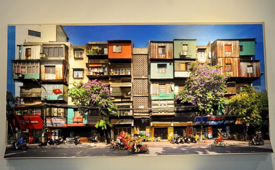 
Mặt sau nhà tập thể Nội thương.
