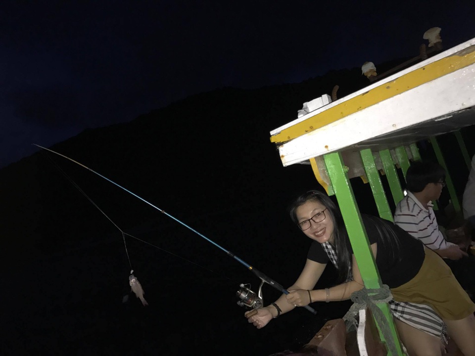 Thú vị buông câu đêm ở Cù Lao Chàm - 1