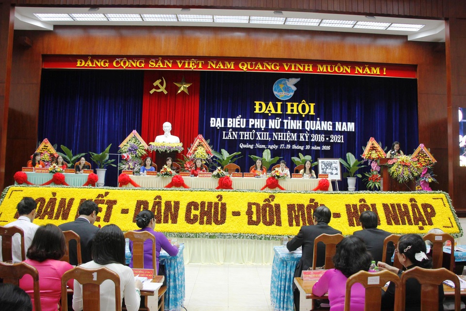 Đại hội LHPN tỉnh Quảng Nam bế mạc ngày 19/10.