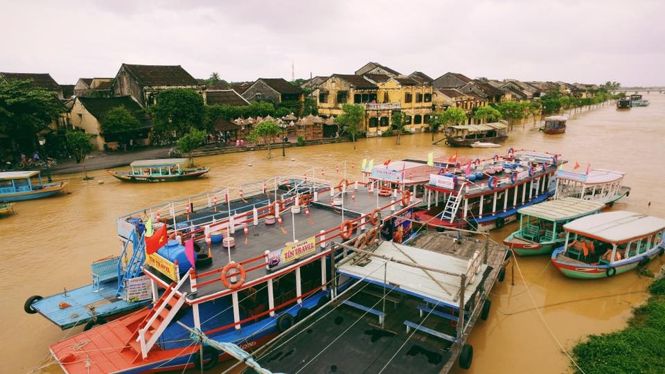 Hội An cấm vận chuyển người dân và du khách trên sông Hoài và ra đảo Cù Lao Chàm. (Ảnh: CTV)