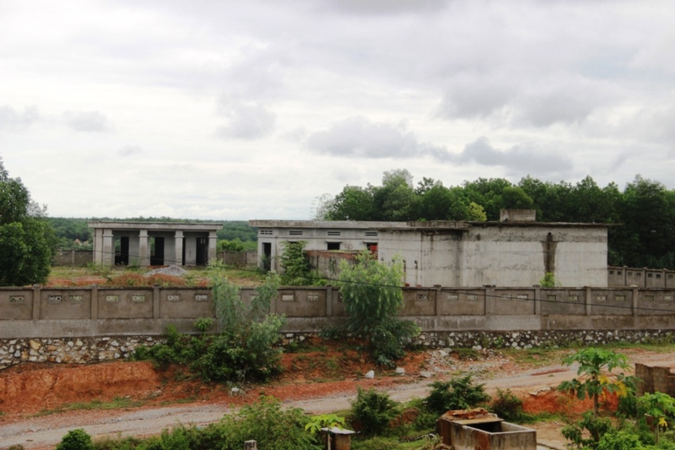 Công trình Nhà máy nước sạch Hải Chánh xây dựng nửa chừng thì ngừng thi công