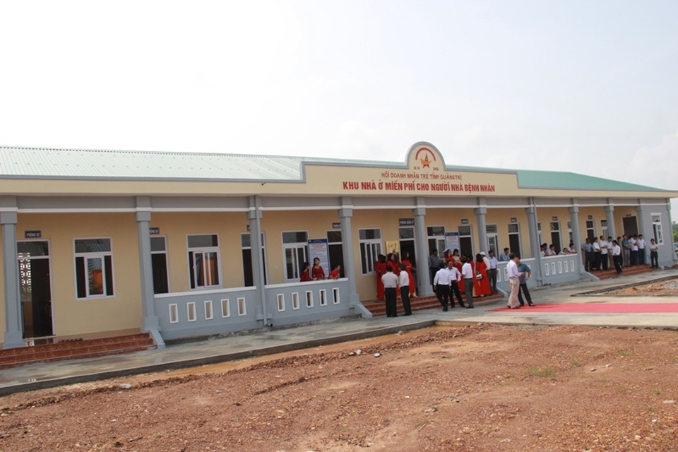 Công trình có tổng vốn đầu tư khoảng 1,2 tỷ đồng do cộng đồng Doanh nghiệp trẻ đóng góp xây dựng