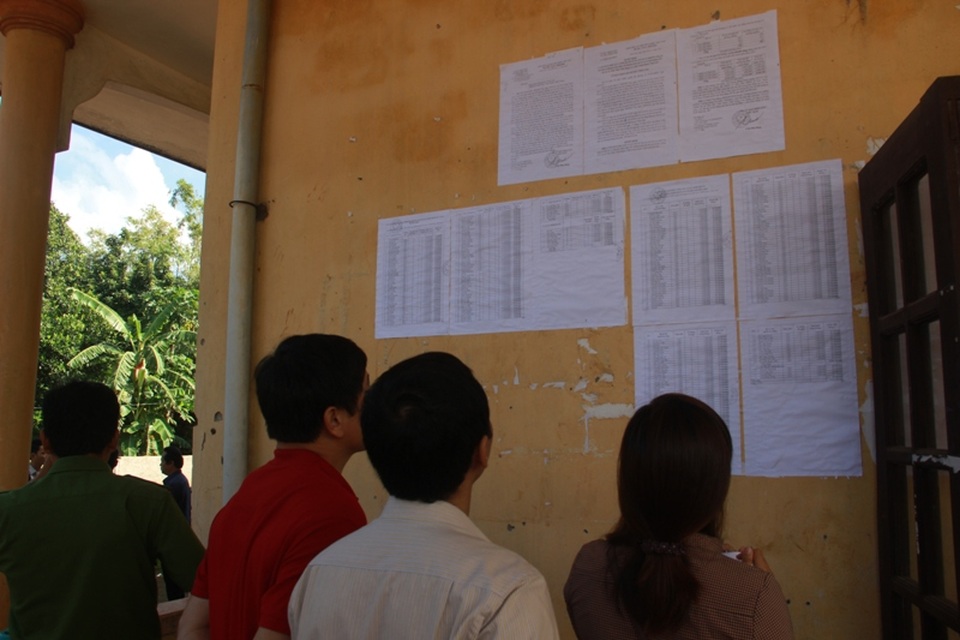 Xem lại danh sách các đối tượng nhận tiền được niêm yết công khai