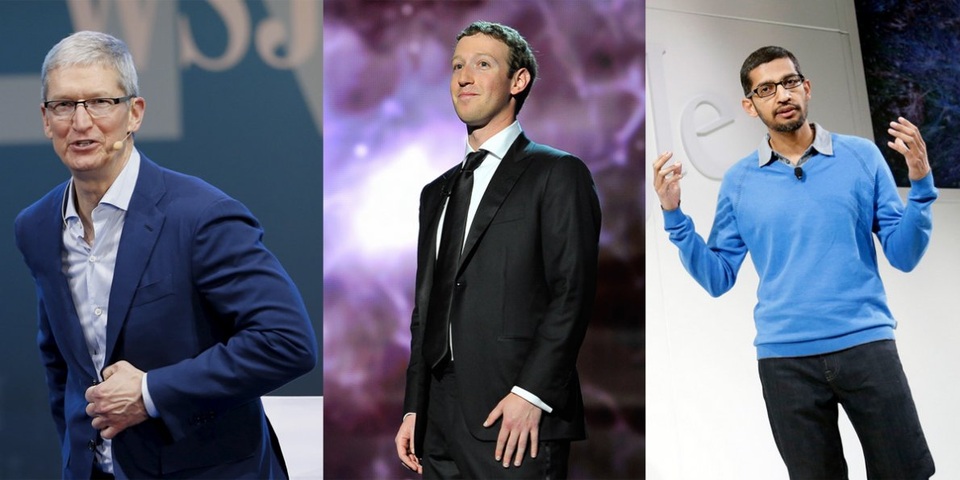 Mark Zuckerberg chỉ trích Donald Trump, thách thức cả Apple lẫn Google - 3 Liệu động thái của Mark có khơi dậy cuộc chiến với cả 2 ông lớn Apple và Google cùng một lúc?