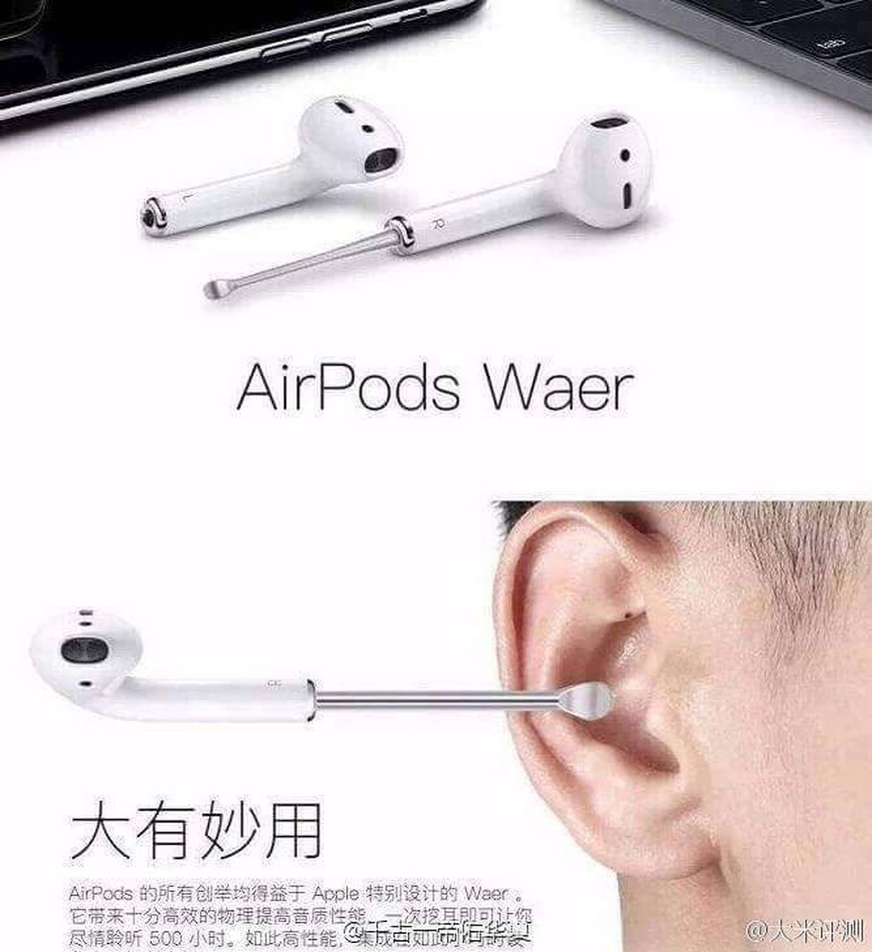 Cười "bể bụng" với loạt ảnh chế iPhone 7 và các sản phẩm mới ra mắt của Apple - 13 Công dụng mới nên đi kèm với AirPods