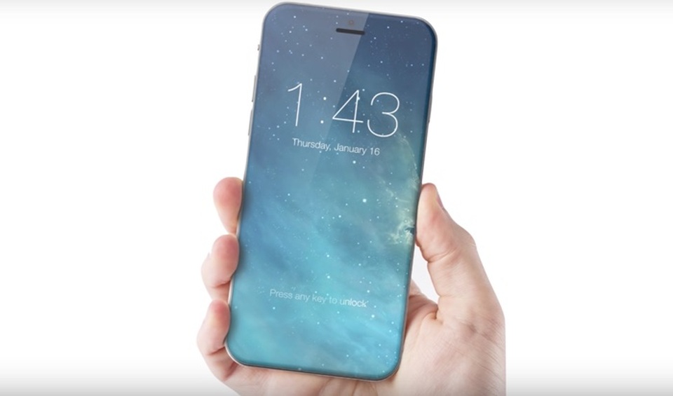 Apple đang "âm thầm" nghiên cứu phần cứng cho iPhone 8 tại Israel - 2 Đây rất có thể là hình mẫu iPhone mà Apple đang theo đuổi, với mặt trước toàn bộ là cảm ứng, và loại bỏ cạnh viền