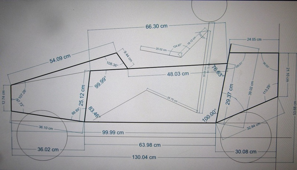 Bản thiết kế do anh Sơn tự vẽ
