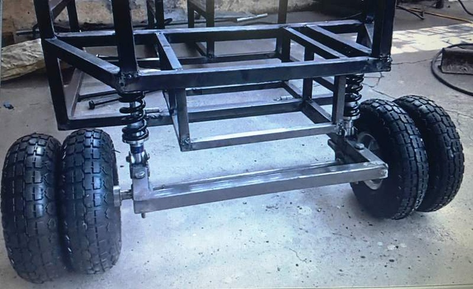 Chiếc xe được làm rất chắc chắn