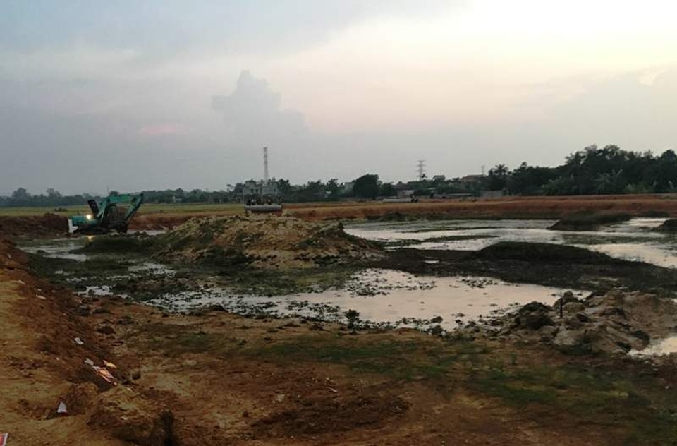 Hiện trường nơi xảy ra vụ đuối nước