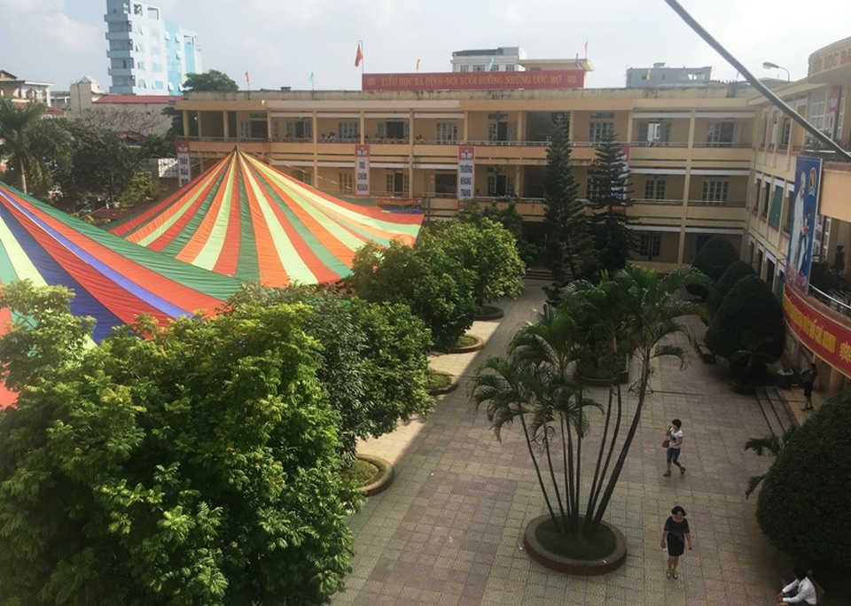 Độc đáo mô hình dạy tiếng Anh ở ngôi trường tiểu học xứ Thanh - 1 Trường Tiểu học Ba Đình, thành phố Thanh Hóa