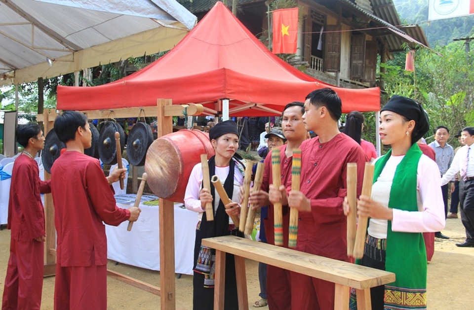 Dòng thác hùng vĩ và ngôi làng nên thơ nơi miền Tây xứ Thanh - 3 Bản Năng Cát, xã Trí Nang, huyện Lang Chánh còn lưu giữ nhiều giá trị văn hóa của đồng bào dân tộc Thái ở miền Tây Thanh Hóa