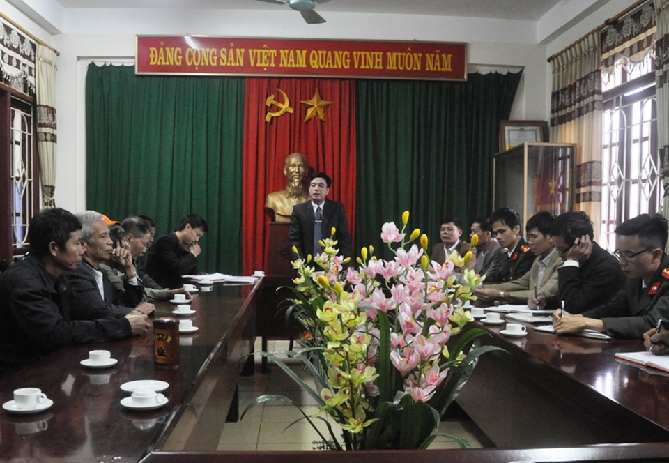 Vụ phường “xin” tiền đền bù của dân: Trả lại tiền cho dân - 1 UBND phường Đông Cương tổ chức đối thoại với các hộ dân