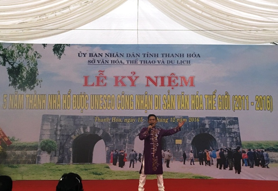 Lễ kỷ niệm 5 năm Thành Nhà Hồ được công nhận là Di sản văn hóa thế giới