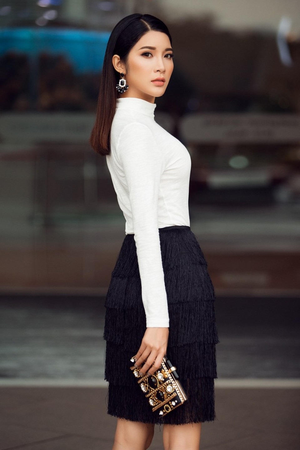 Diễn viên 9X lăng xê phong cách vintage đón thu - 4 Diễn viên 9X lăng xê phong cách vintage đón thu - 4