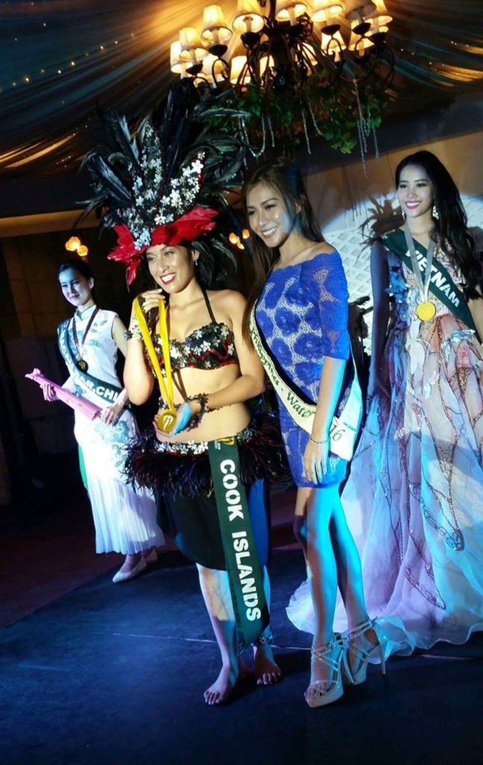 Đại diện Việt Nam tại Miss Earth 2016 Nam Em đã đoạt được Huy chương Bạc phần thi tài năng với tiết mục hát You raise me up. Đoạt Huy chương Vàng là đại diện đến từ đảo Cook trong khi thí sinh Macau nhận Huy chương Đồng.