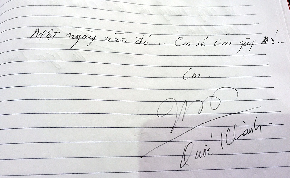 Anh viết lời từ biệt người đồng nghiệp đáng kính đầy cảm động.