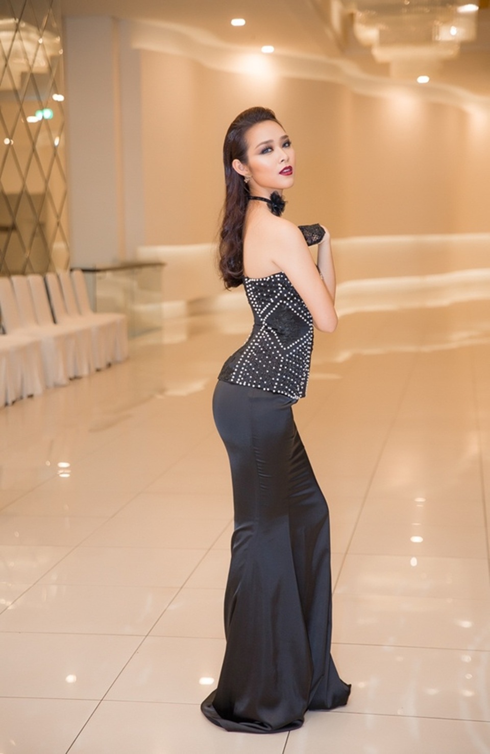 Diệp Bảo Ngọc “phản pháo” việc bị cắt vai vì “chảnh” - 1 Diệp Bảo Ngọc trong ngày ra mắt dự án phim 31/10.