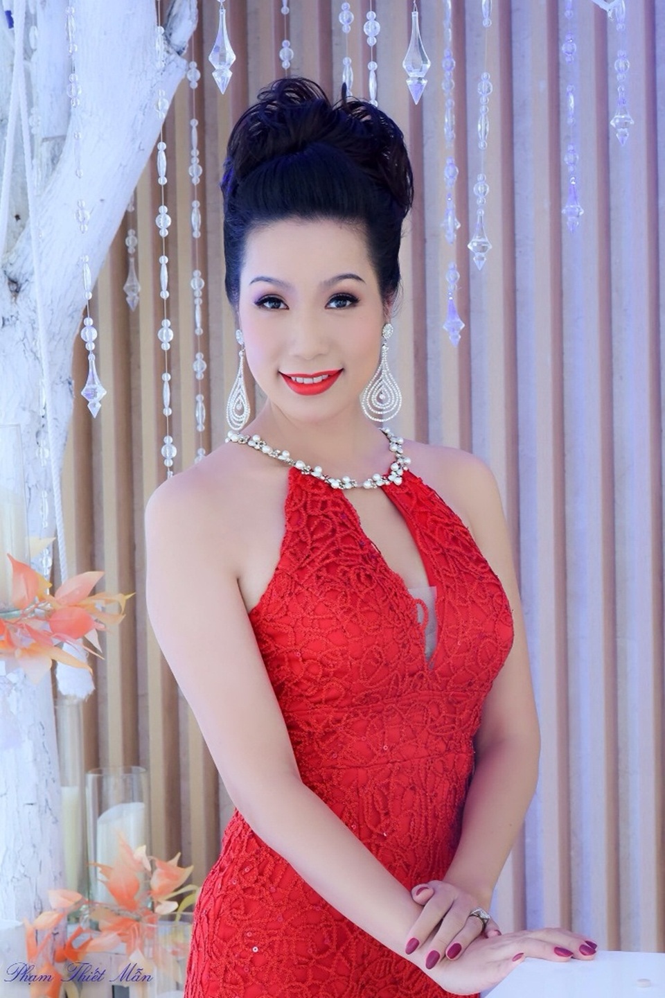 Á hậu Trịnh Kim Chi: “Tôi có một hậu phương vững chắc” - 7