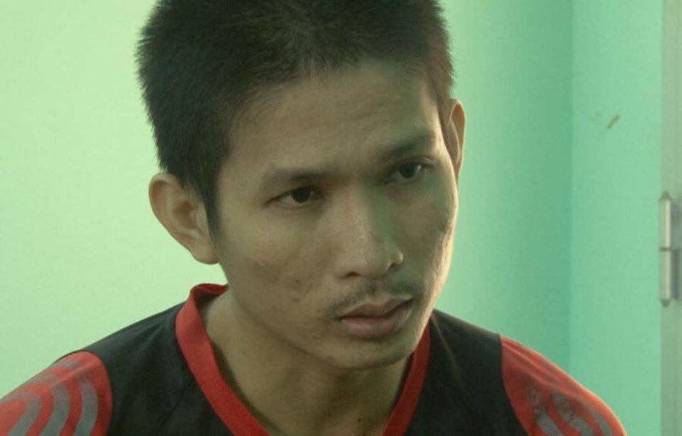 Đối tượng Bùi Tuấn Nhựt trước cơ quan điều tra