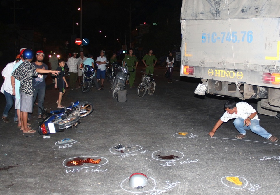 Hiện trường vụ tai nạn