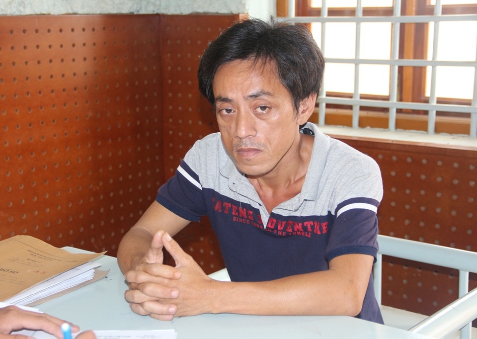 Đối tượng Dương Trí Thông tại cơ quan điều tra