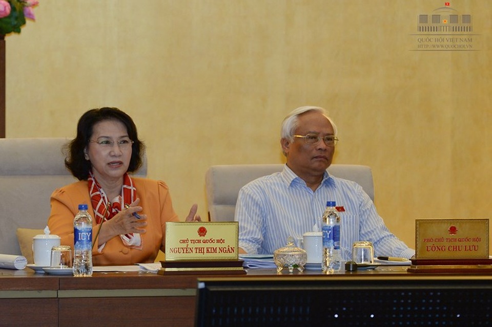 Chưa thể trình dự thảo luật sửa các luật về điều kiện kinh doanh - 1 Chủ tịch Quốc hội Nguyễn Thị Kim Ngân nhấn mạnh, luật đảm bảo điều kiện, chất lượng mới đồng ý cho trình UB Thường vụ, Quốc hội.