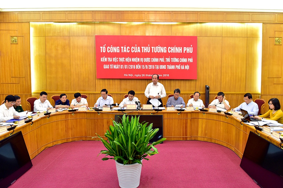 Nhà 8B Lê Trực vượt phép 1 tầng nhưng cao vống lên 15m: Khó xử! - 1
Hà Nội báo cáo không để nhiệm vụ nào quá hạn nhưng Tổ công tác của Thủ tướng chỉ rõ 9 việc đến nay vẫn chưa hoàn thành (ảnh: N.B.).