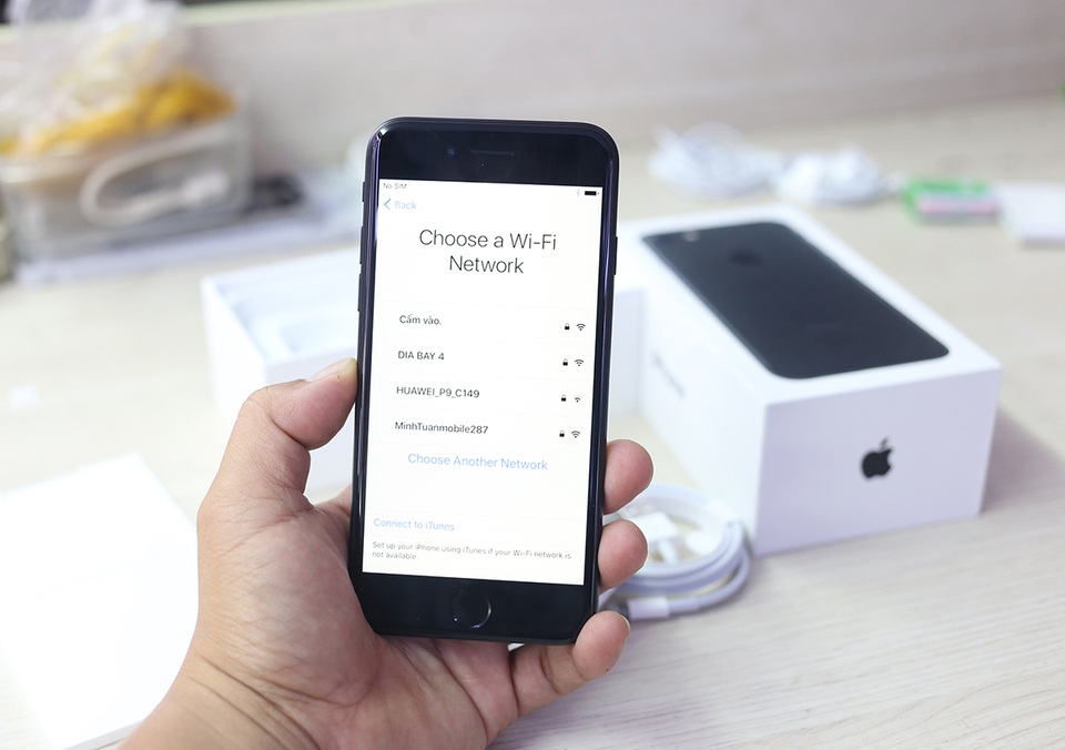 Màn hình kết nối Wi-Fi để kích hoạt