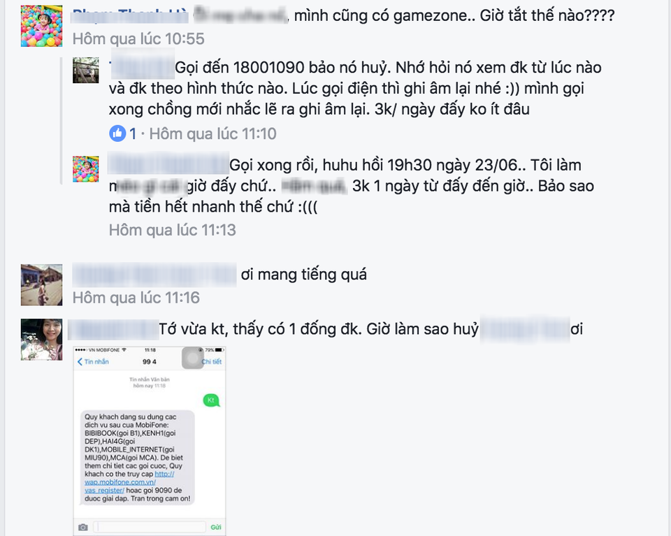 Dịch vụ chạy ngầm, nhà mạng đổ thừa khách hàng "nhấp đường link lạ" - 2 Nhiều người dùng khác cũng bất ngờ với những dịch vụ từ trên trời rơi xuống