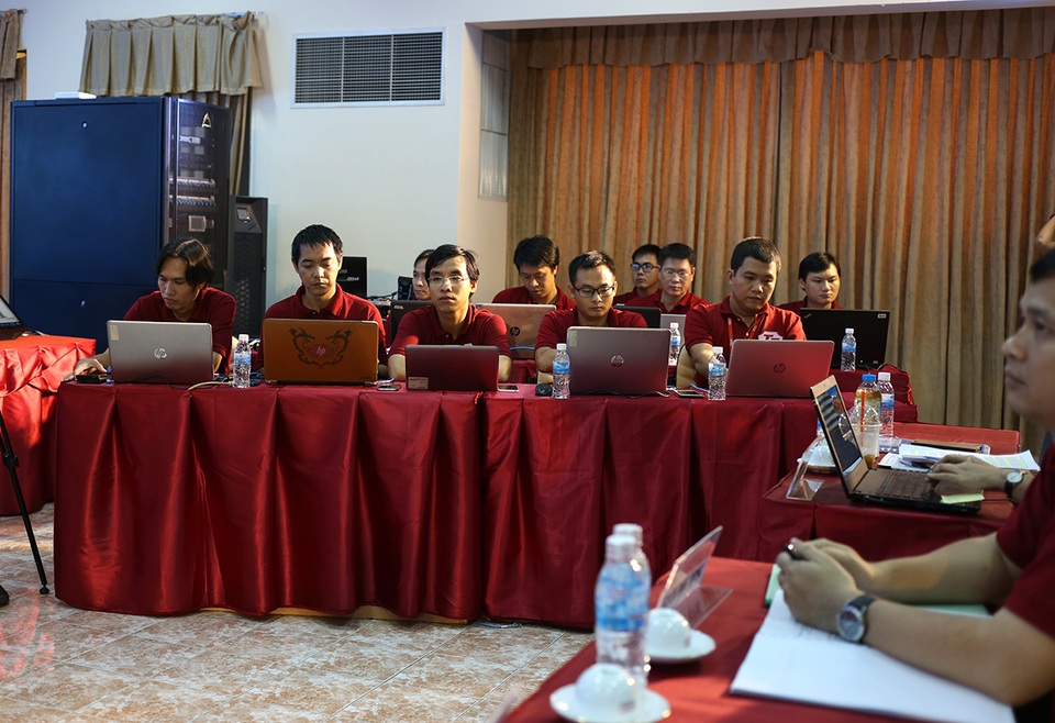 Các đội sẵn sàng tham gia diễn tập