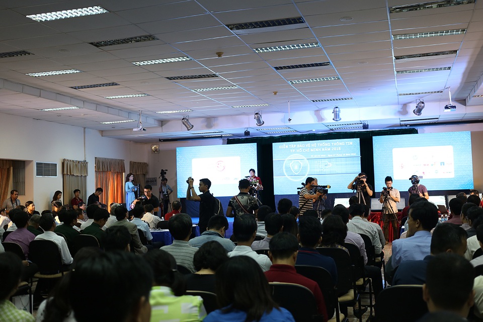 Diễn tập năm nay thu hút đông đảo các nhà quản lý, các tổ chức, doanh nghiệp và cá nhân hoạt động trong lĩnh vực CNTT